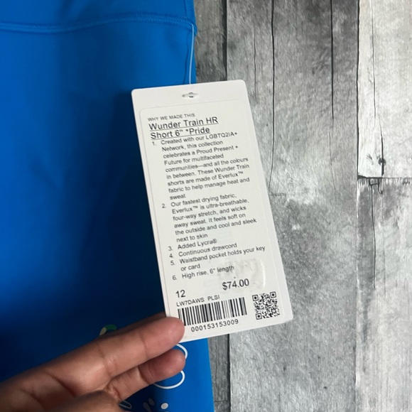 Lululemon wunder train high rise shorts 12 - Picture 3 of 5